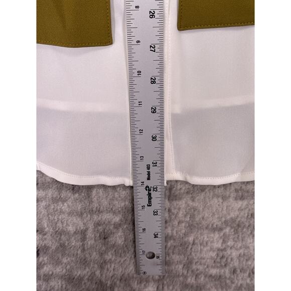 New Stacy London Blazer Small Womens Green Twofer Layered Jacket - Picture 7 of 9